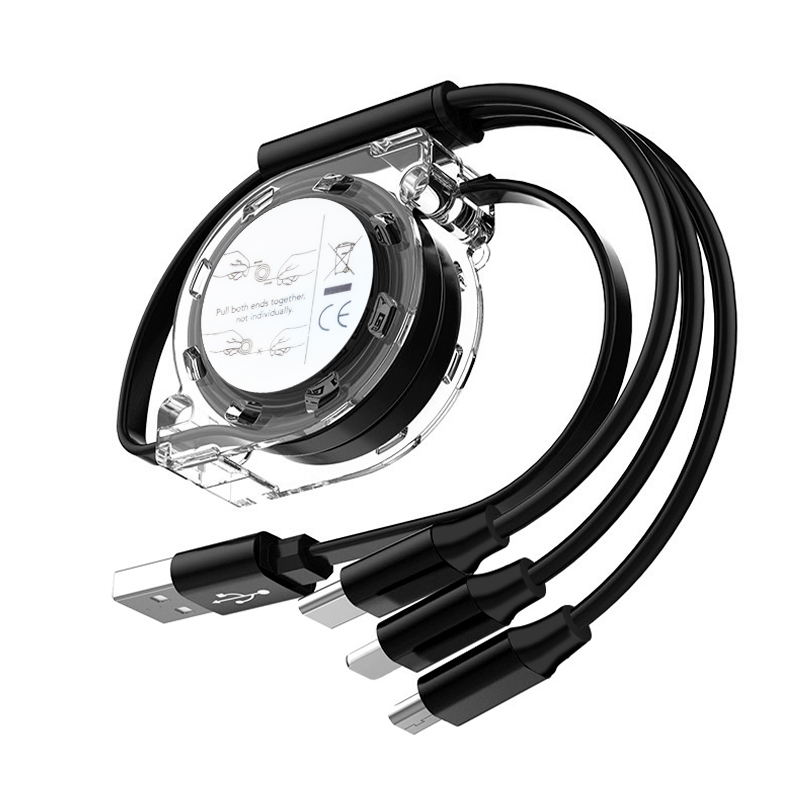 Customizable Retractable 3IN1 USB Cable – Taigudi-Professional consumer ...